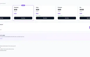 Add credits instantly with no subscriptions or commitments. Pay only for what you use
