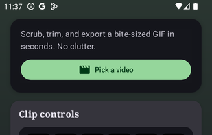 Vid2Gif screenshot 1