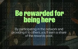 A user can earn money by acting as a provider for other users