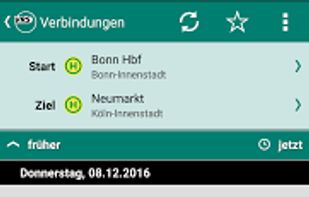 VRS Auskunft screenshot 2