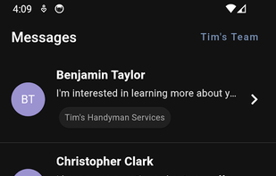 Contactable screenshot 1