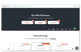 One Word Domains screenshot 1