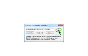 UUID-GUID Generator Portable screenshot 1