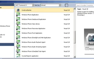 Apache Cordova screenshot 1
