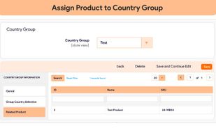 Country Specific Products Magento 2 Extension