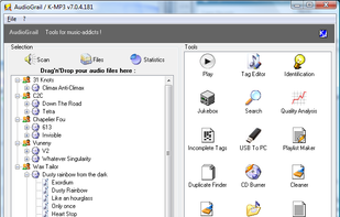 Audiograil screenshot 1