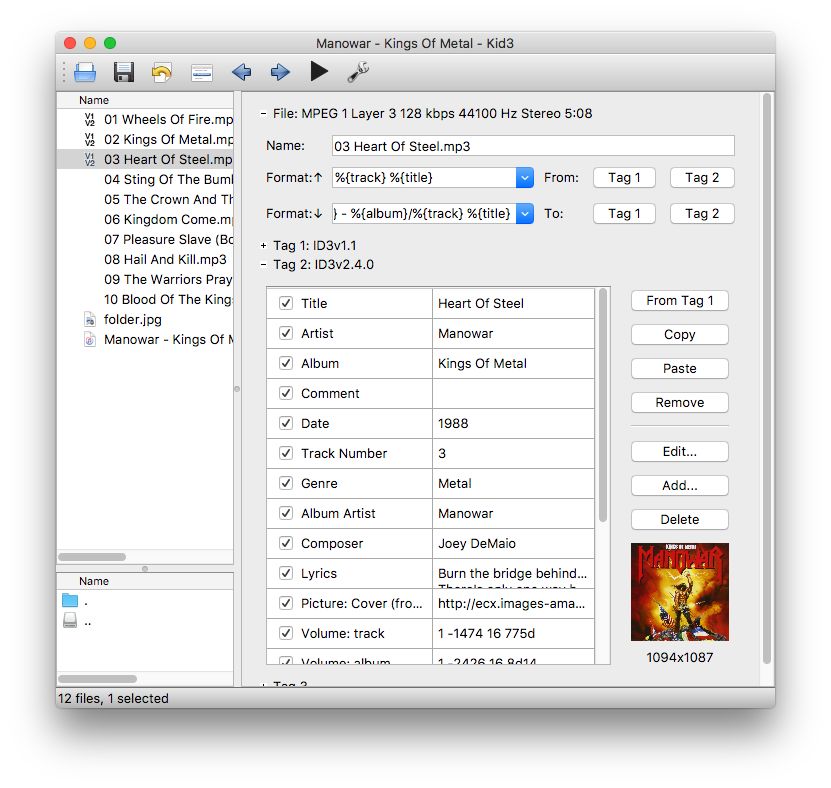 open source mp3 tag editor mac