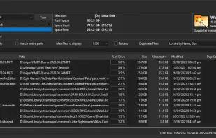 WizTree screenshot 1