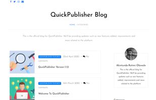 QuickPublisher screenshot 1