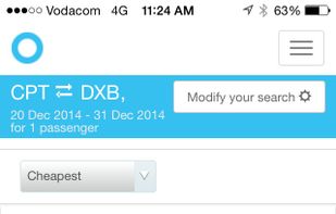 TravelStart screenshot 1