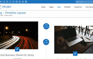 Probit WordPress Theme screenshot 2