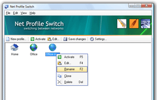 Net Profile Switch screenshot 1