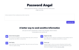 Password Angel screenshot 1