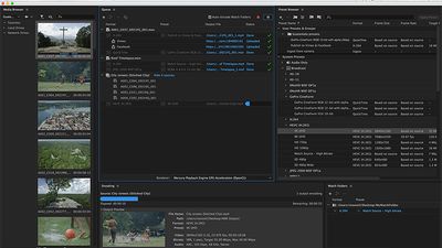 Adobe Media Encoder screenshot 1
