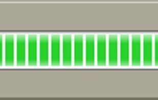 Sound Volume on-screen indicator. 