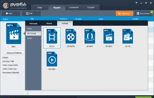 DVDFab HD Decrypter screenshot 1