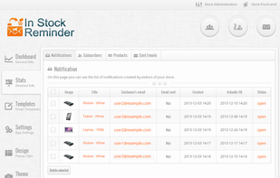 Shopify In Stock Reminder screenshot 1