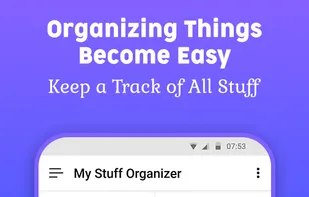 My Stuff Organizer screenshot 1