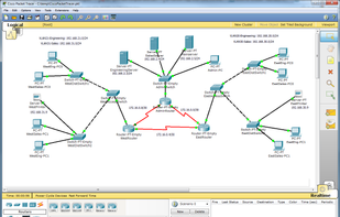 Cisco Packet Tracer screenshot 1