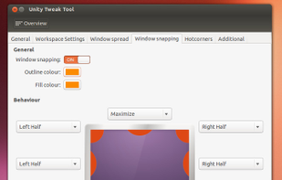Unity Tweak Tool screenshot 1