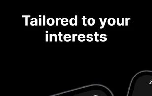 Let the app know your broad interests and any specific ones. 