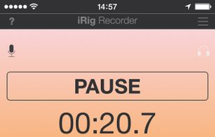 iRig Recorder screenshot 1
