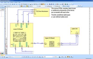 Design with Drag and Drop

Design with a very simple interface

With E3 Schematic, you can create your electrical wiring with simple drag and drops from the elements library on the left to the drawing document on the right.
