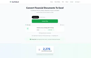 ScanToExcel screenshot 1