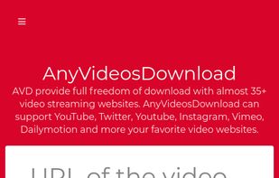www.anyvideosdownload.com - Mobile Version
