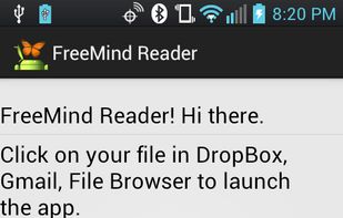 Freemind Reader screenshot 1