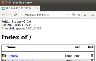 Folder Server screenshot 2