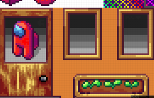 The default OurWorldOfPixels world.