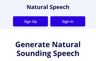 Natural Speech screenshot 1