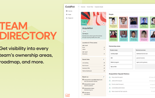 Get visibility into every team's ownership areas, roadmap, and more. Always in a consistent format, no matter which squad or tribe.