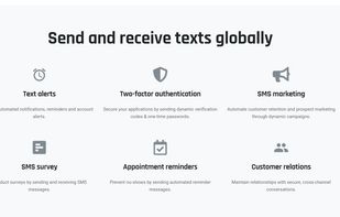 Sms API features