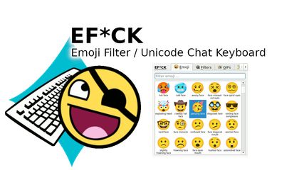 EF*CK Chat Keyboard screenshot 1
