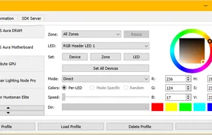 OpenRGB screenshot 1
