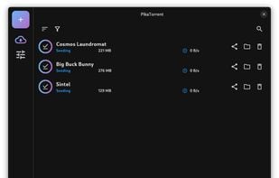 PikaTorrent screenshot 1