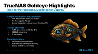 TrueNAS 25.10 unifies CORE and SCALE, adds Terabit Ethernet and web-based installer image