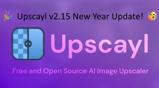 Upscayl 2.15 brings redesigned interface, multi-language support, new AI model image