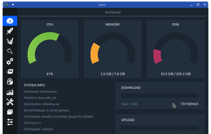 Infinitive OS screenshot 3