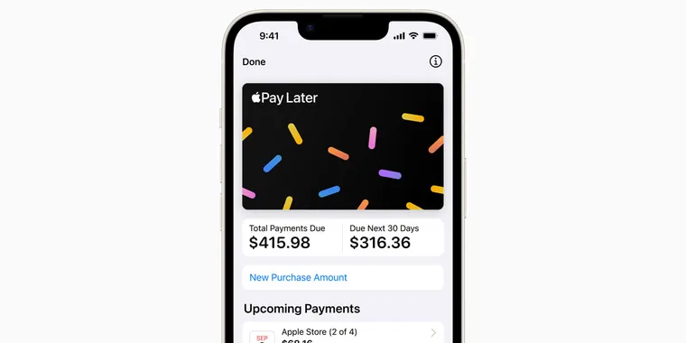 Introducing Apple Pay Later: A New Payment Option for U.S. Customers image