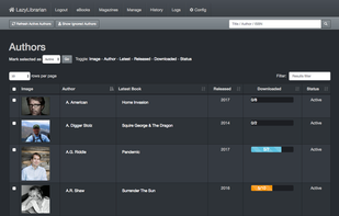 LazyLibrarian screenshot 1