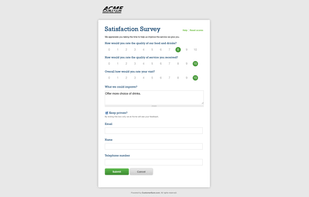 Lightning fast, customer-friendly satisfaction surveys