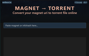 Magnet -> Torrent screenshot 1