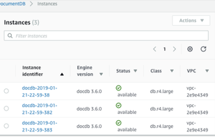 DocumentDB screenshot 1