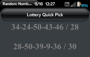 Generate lotto picks