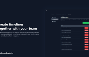 Chronologies screenshot 2