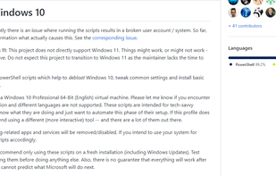 Debloat Windows 10 screenshot 1