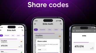 Share 2FA codes with Ente Auth securely with new feature image